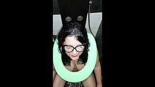 Dirty Stepmom Toilet Worship, Wants to Be a Human Toilet Slave