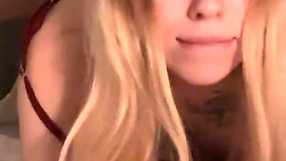 shhh, Parents Are in the Next Room" - Cumshot on Stepsister's Cute Face as a Birthday Present