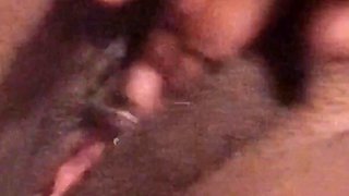 Close up Rubbing Spreading My Pink Black Pussy