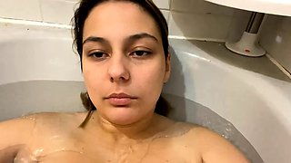 Sexy webcam brunette with big boobs