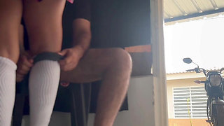Schoolgirl Rides Her Teacher to Pass