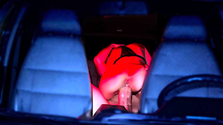 Husband Catches His Wife Fucking in a Bar Parking Lot