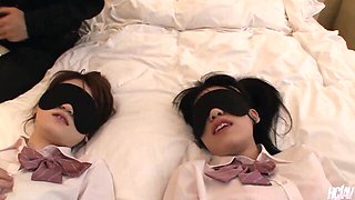 Chiharu miyasita scene with so hot Chiharu and Hikari from HC JAV