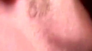 Brunette lady with natural tits likes two cocks