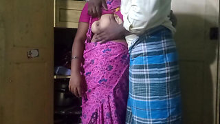 Indian Desi Aunty Fucking Boss in Village Home