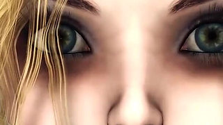 Hot sex in the sci-fi-lab. A sexy girl gets fucked by an android monster