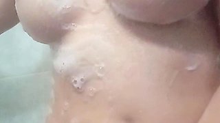 Big boobs milf masturbates with her dildo