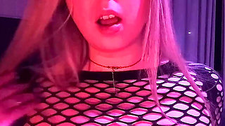 Touching my, I get my nipples hard