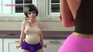 MILF Shared Once Again - PREMIUM 3D FUTA Threesome