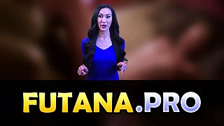 Futa on Futa 3D Animated MILF Futanari Anal Sex and Cumshot