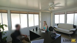 LOAN4K. This blondie pussy enjoys hidden cam