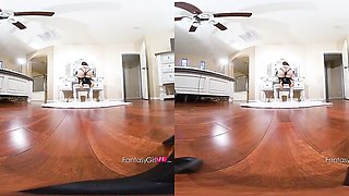 Sexy Catalina Cruz at oiled trailer