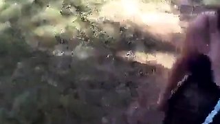 Russian MILF Hogtied in the Forest