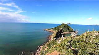 Island Adventure: Brunette's Beachside Ride