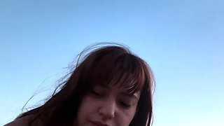 sunrise skinny dip swim and orgasm on the beach