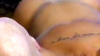 Horny anal fuck for tattooed babe on the beach