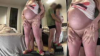 Pregnancy is about to end so it's time for the last hard fuck