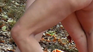 Big Tits Model Fucked Outdoor in the Forest