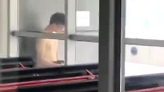Japanese couple caught having passionate sex in public