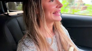 PUBLIC USERDATE FAIL - german Student teen squirt in her Car