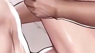 3D comic - Some sexy juicy girl with comic animation