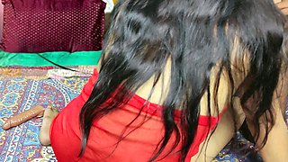 Hot Indian Deshi Bhabhi Red Lingerie Step Sister Fuking Step Brother Very Hardcore Video in Hindi Audio