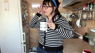 Tea Transformation-breast Expansion, Popping Buttons