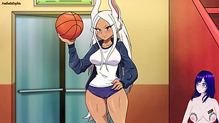 Mirko gets drilled by the PE teacher in the gym