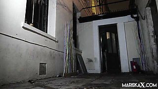 Mariskax and Mariska's big tits scene by Mariska X