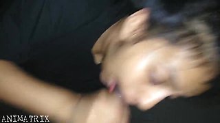 Latina Surrenders to Dark Passion with Intense Oral Ecstasy