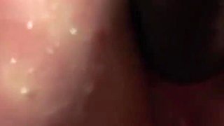 The slutty blonde owner gets fucked in the cellar by a cock eager for anal penetration