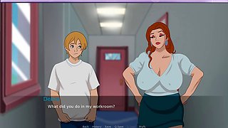 The secret of the mansion with Foxie2k undressing in cartoon fantasy