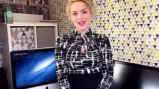 Molly Darling - Secretary blackmailed and pissed on