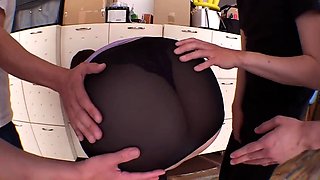 Amazing threesome with 2 big boobs sister in sleep 18