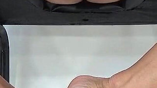 Solo Mature Busty Aunt with Pissing