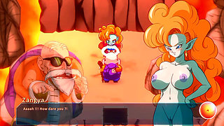 Kame Paradise 3 - Master Roshi and Zangya romnace