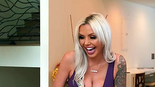 Washing My Friend's Wife With Nina Elle, Keiran Lee - Brazzers