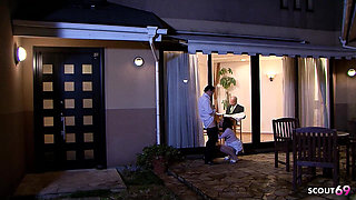 Step Father Seduces Skinny Japanese Teen Yui and Fucks Her in Hairy Pussy