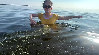 Wow! Met My Younger Stepsister at the Beach, Teased in the Cabin and Ended up Having Rough Sex at Home