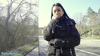Asian babe Alina Crystall Fucks Stranger for Cash