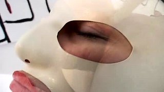 Independent Amateur lesbians toying pussy by double dildo