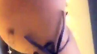 Stacked brunette goes solo toys and masturbation