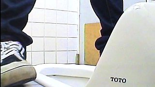 Cute amateur asian web cam girl playing with her toy