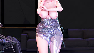 MMD Rollin, Couple Dance, Sexy Dance, Lingerie, Striptease