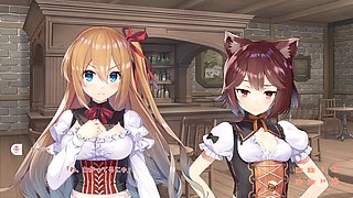 Hentai featuring busty girls in animated adult fun