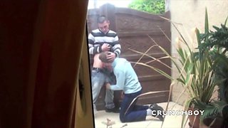 Real policeman suck cock and fucked by twink outdoor - CrunchBoy