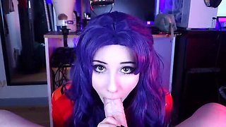 Miss Moons as Misato Katsuragi Takes Shinji's Virginity - Big Tits Cosplay Fuck & Blowjob