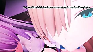 Cosplayer sister and her friend have threesome (Eng Subs) -