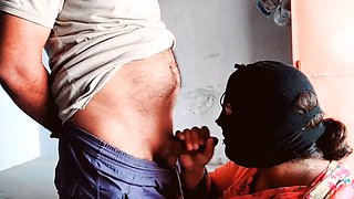 My scorching Indian stepmom gives the ultimate blowjob