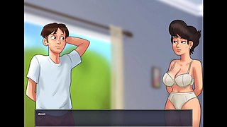 Steamy summertime orgy with the neighbor's hot wife